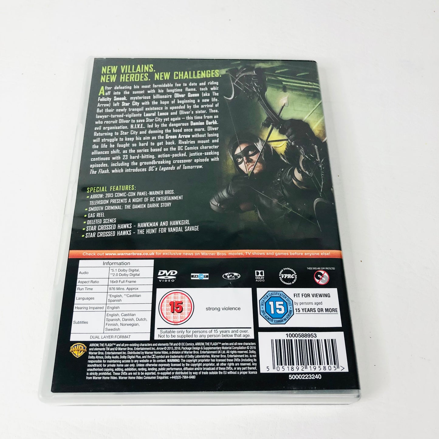 Arrow: The Complete Fourth Season DVD Box Set DC Comics