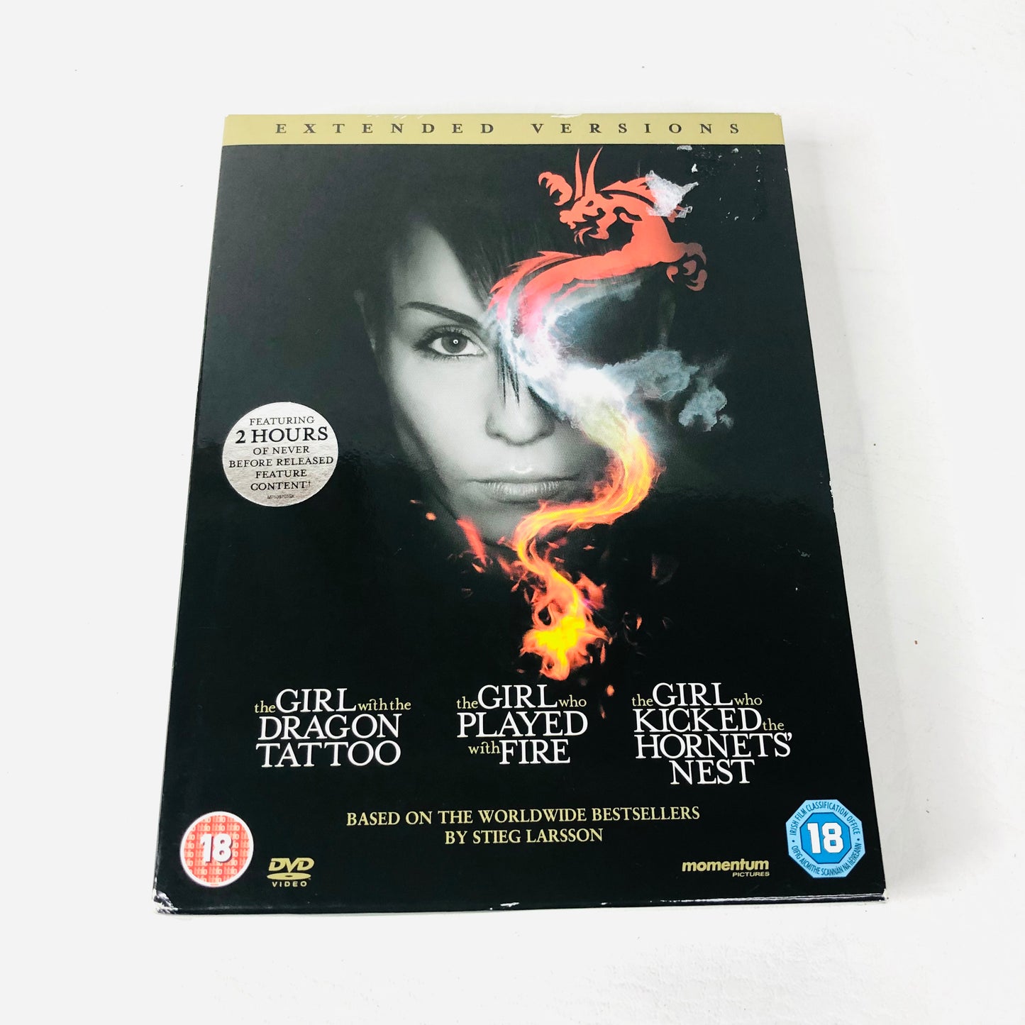 The Girl With The Dragon Tattoo Trilogy Extended Versions DVD Boxset - 6 Part Miniseries