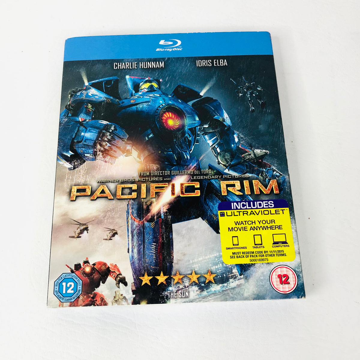 Pacific Rim (Blu-ray, 2013, 2-Disc Set) Idris Elba & Charlie Hunman