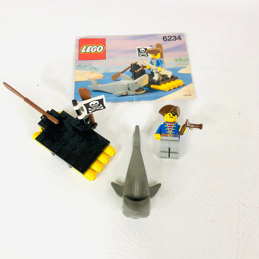 LEGO Pirates: Renegade's Raft (6234) 100% Complete With Instructions & minifigure Vintage 1991