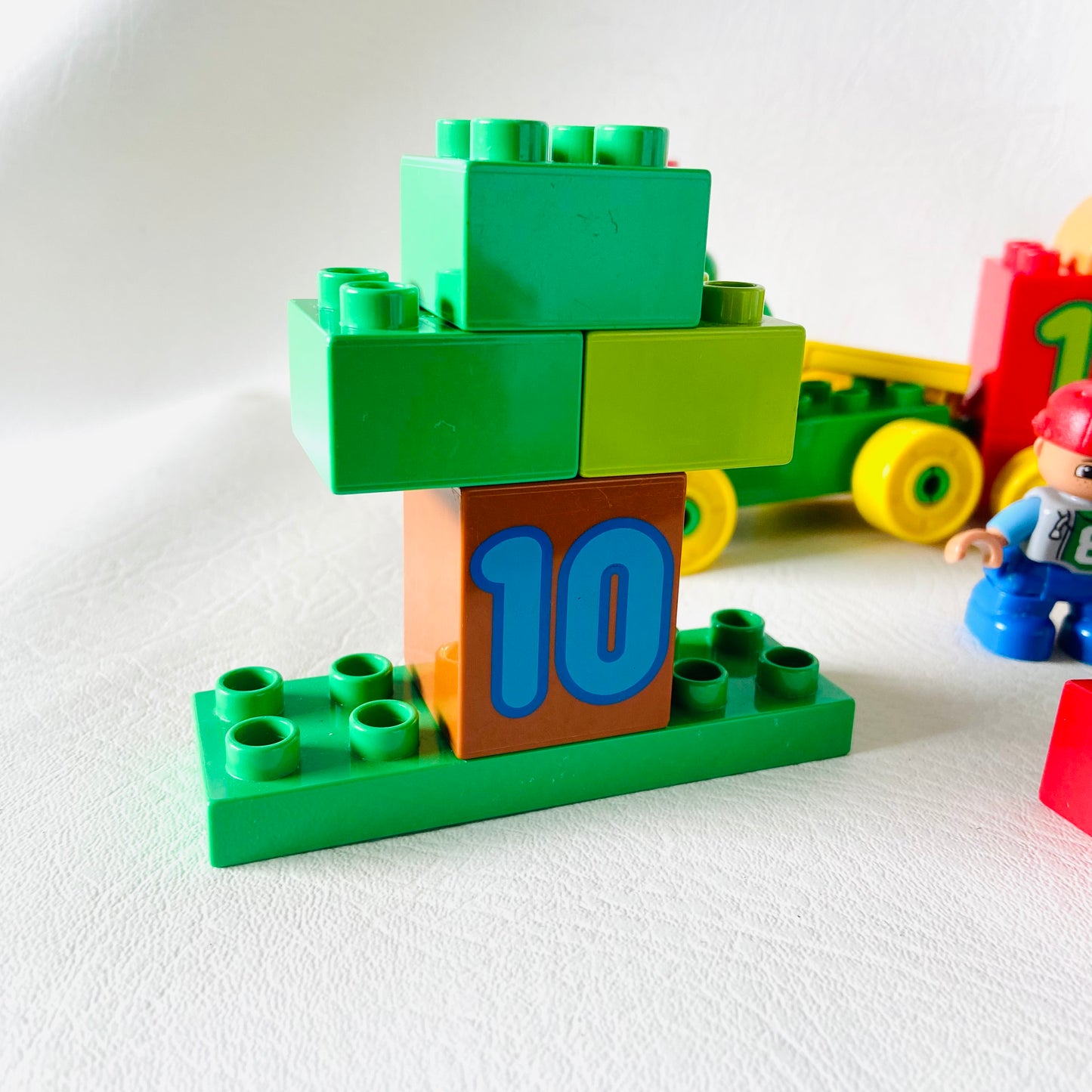LEGO Duplo: My First Number Train (10558) Boy & Dalmatian - 95% Complete Missing train Cab