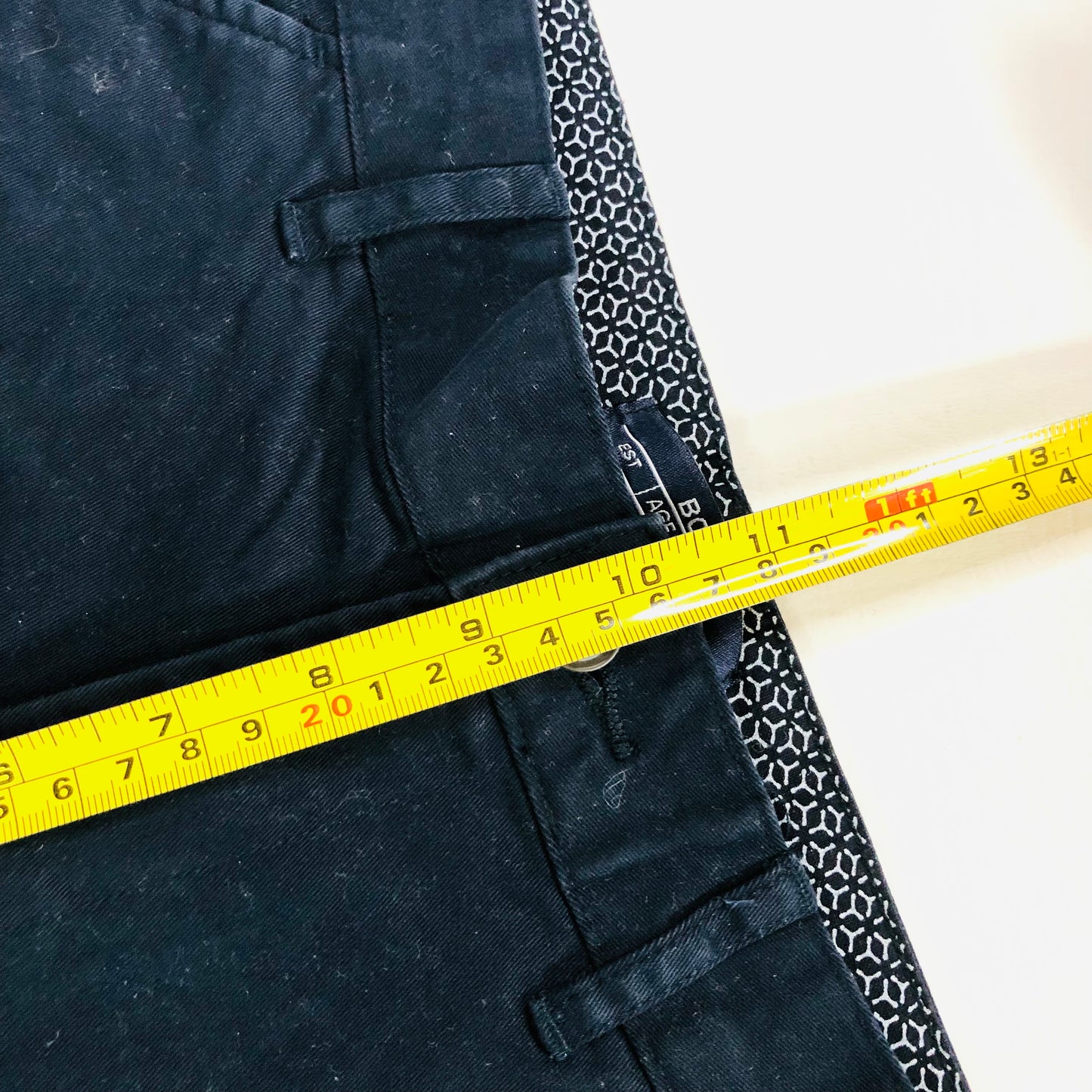 Next Boys Navy Blue Trousers – Age 11 Smart Cotton Blend