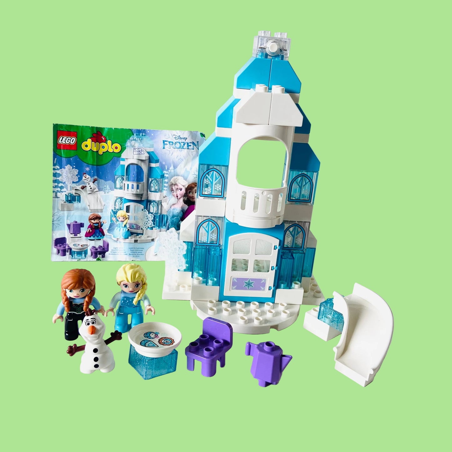 Lego Duplo: Disney Frozen Ice Castle Light Brick (10899) - 80% Complete