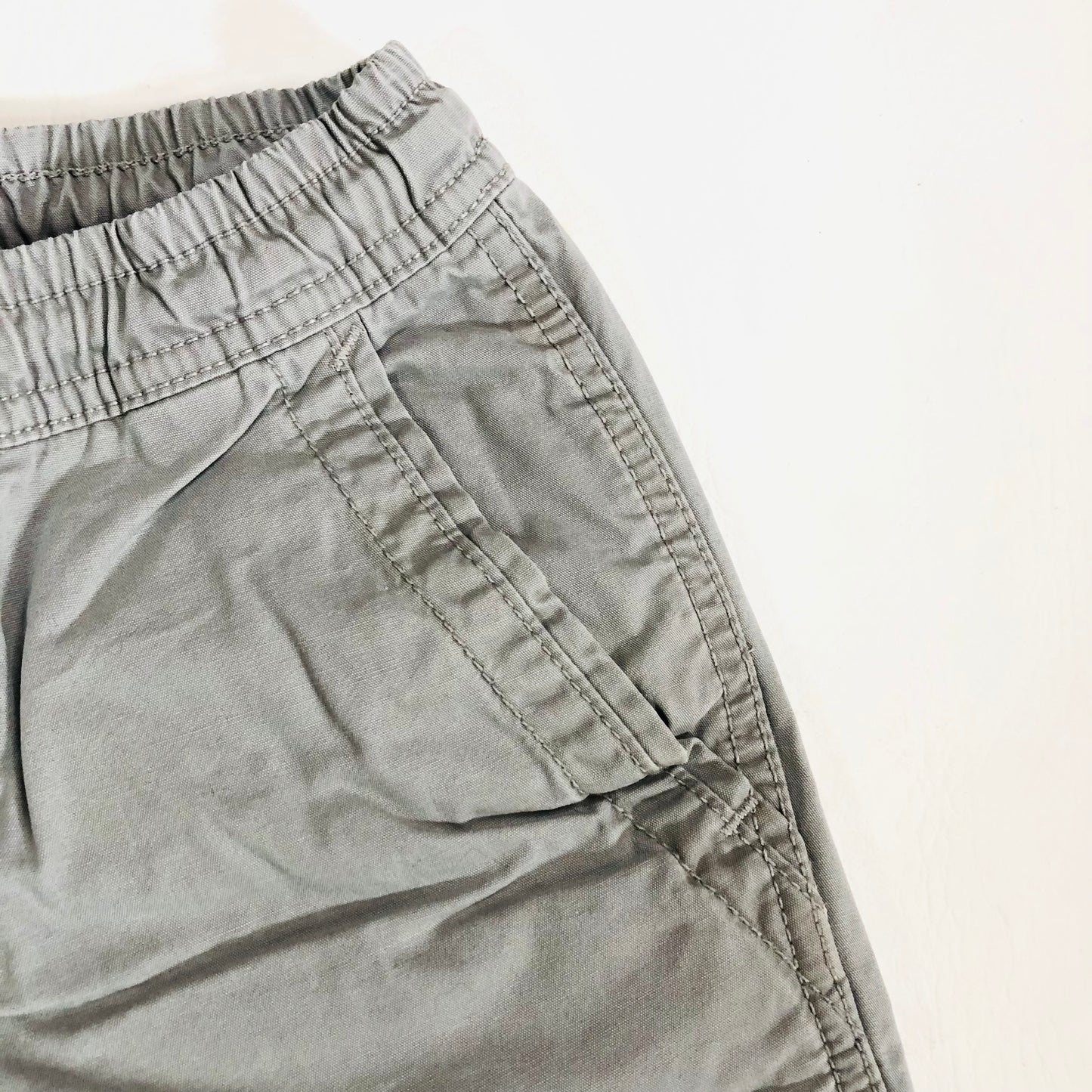 Gap Kids Grey Cotton Shorts Elastic Waist Boys Unisex Age 8-9 Years