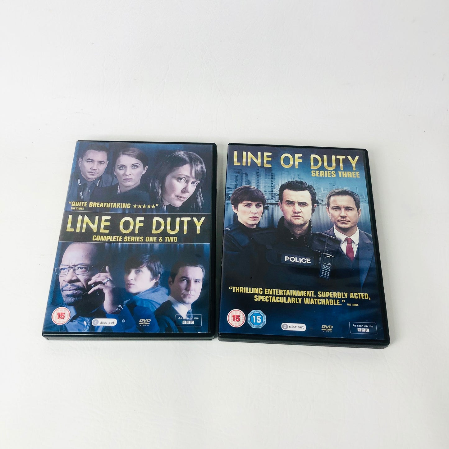 Line of Duty TV Series 1-3 Drama Set Bundle 1 2 3 DVD - BBC Detective Thriller