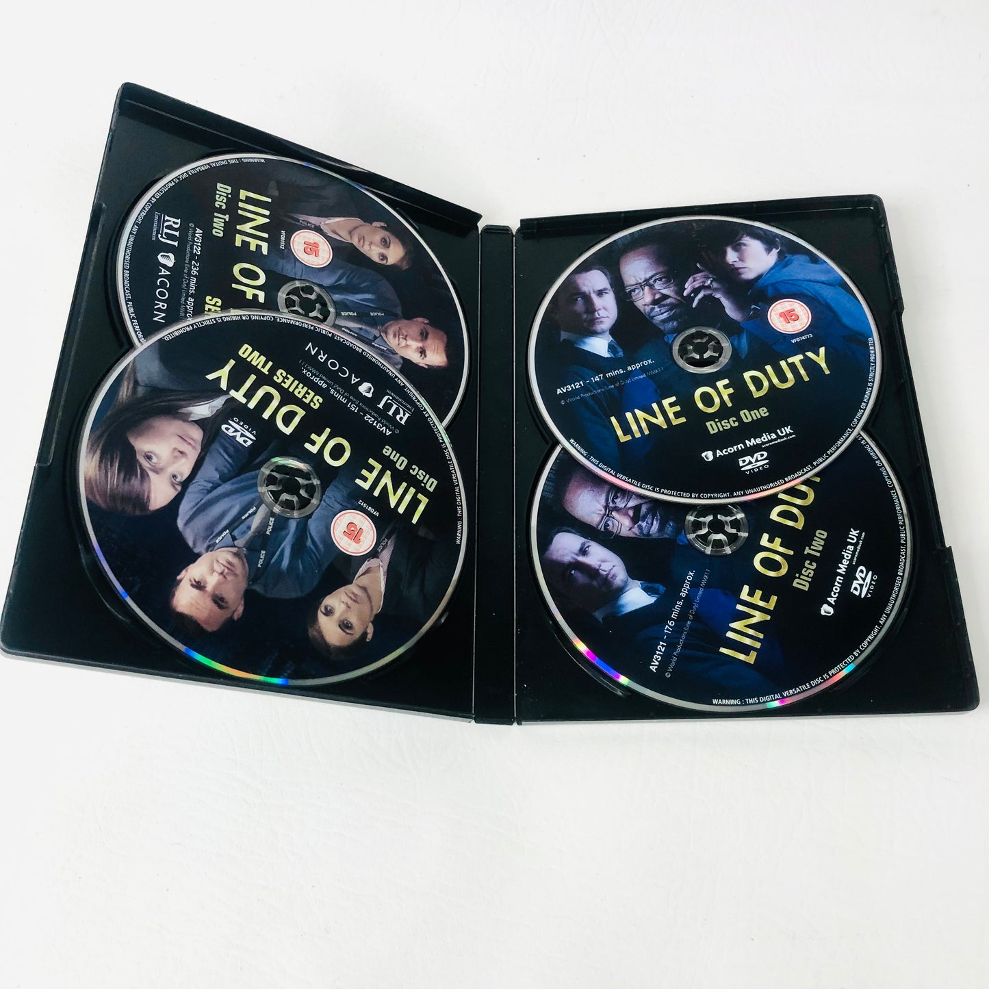 Line of Duty TV Series 1-3 Drama Set Bundle 1 2 3 DVD - BBC Detective Thriller