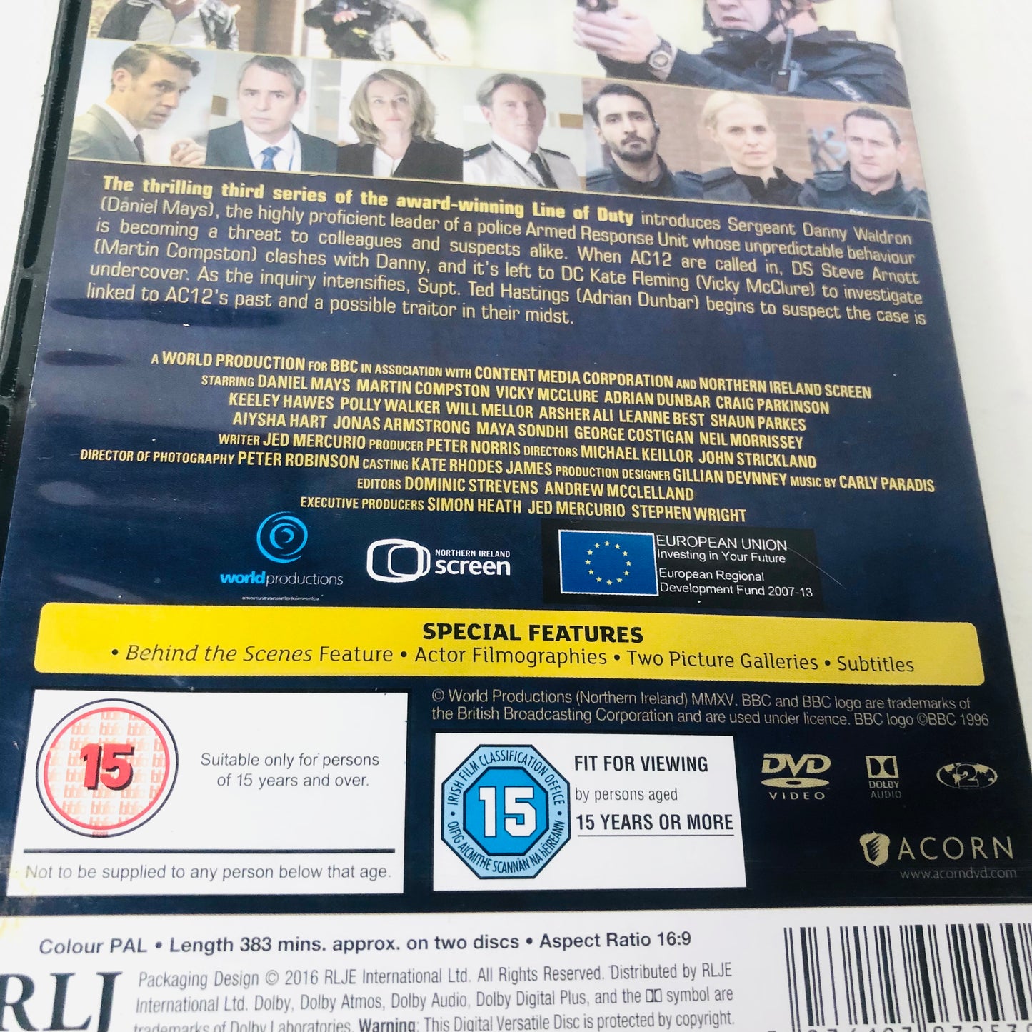 Line of Duty TV Series 1-3 Drama Set Bundle 1 2 3 DVD - BBC Detective Thriller