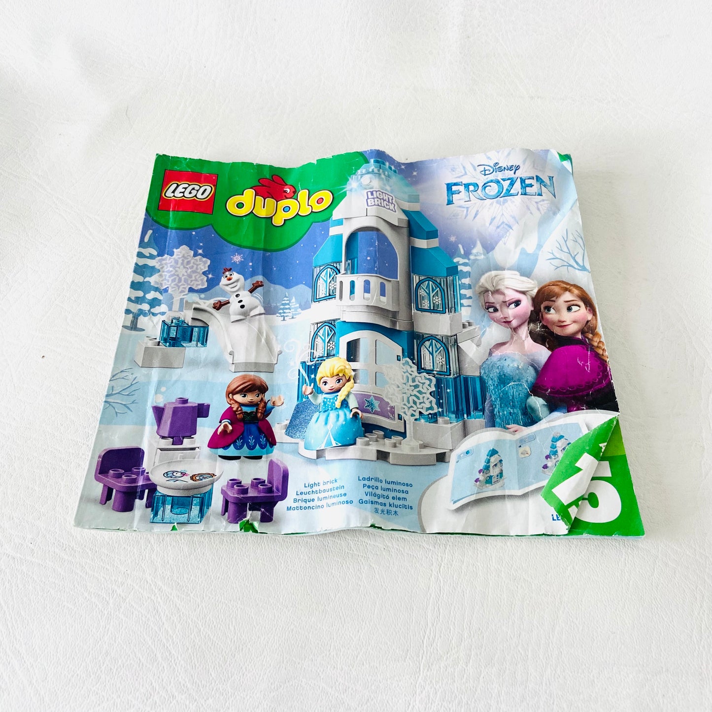 Lego Duplo: Disney Frozen Ice Castle Light Brick (10899) - 80% Complete