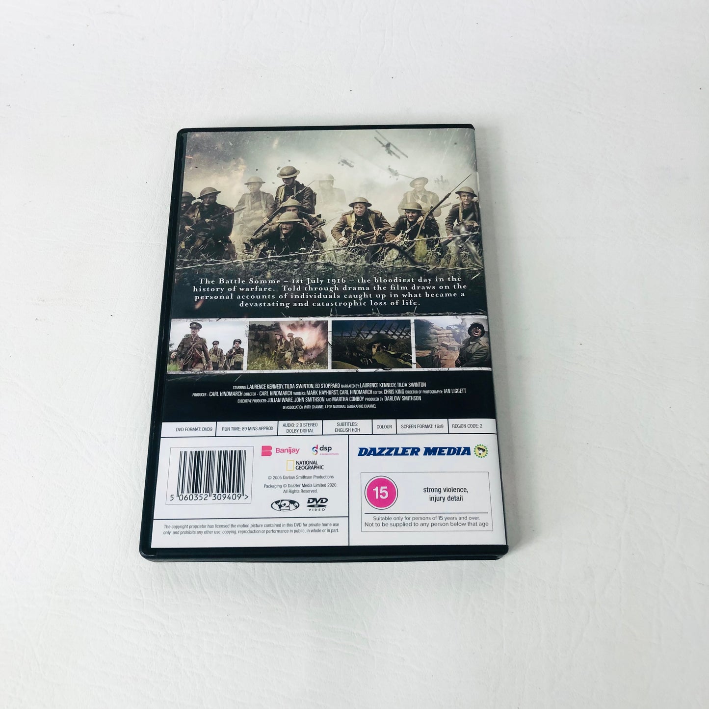 The Battle of the Somme (2005) DVD - WW1 True Story Docudrama - Tiles Swinton