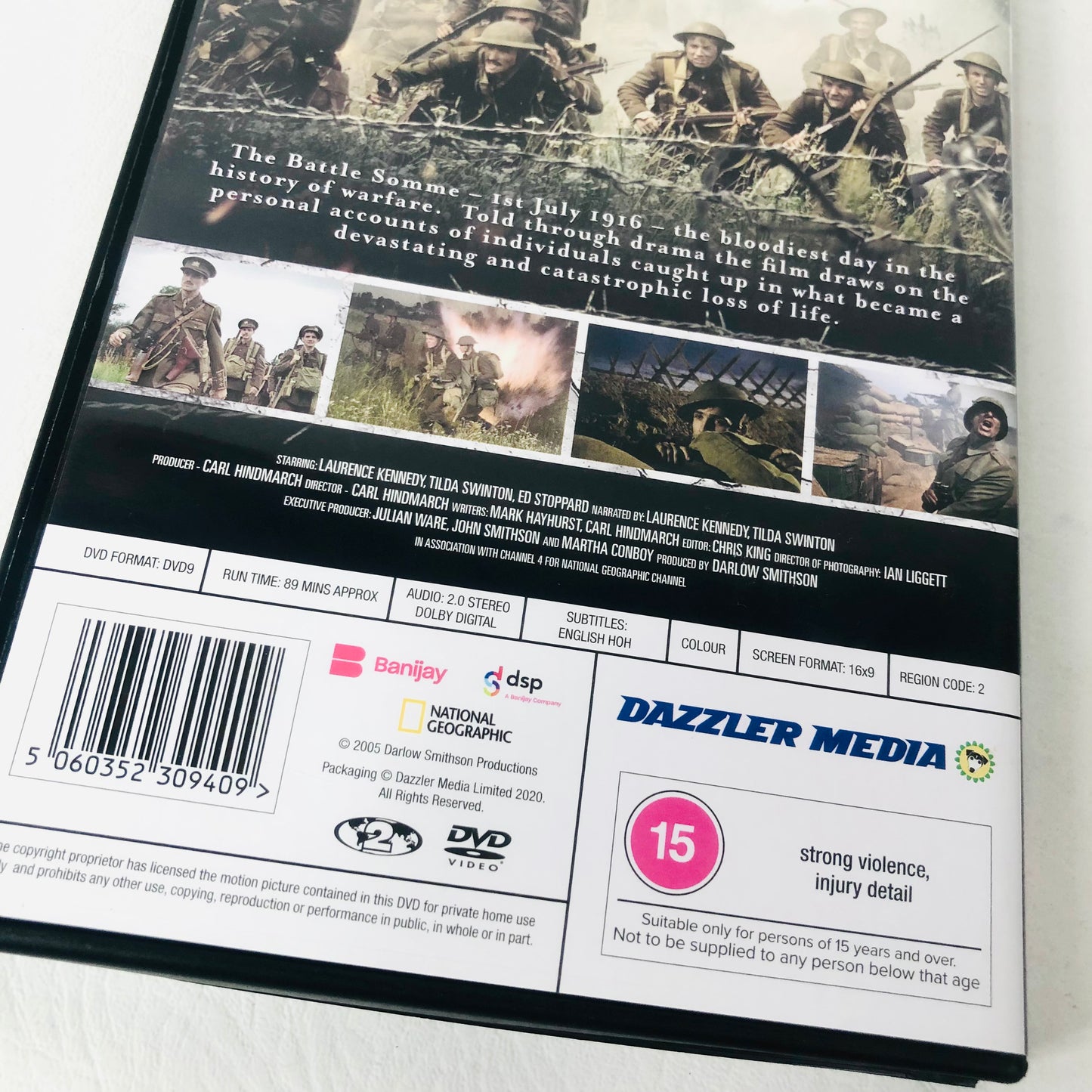 The Battle of the Somme (2005) DVD - WW1 True Story Docudrama - Tiles Swinton