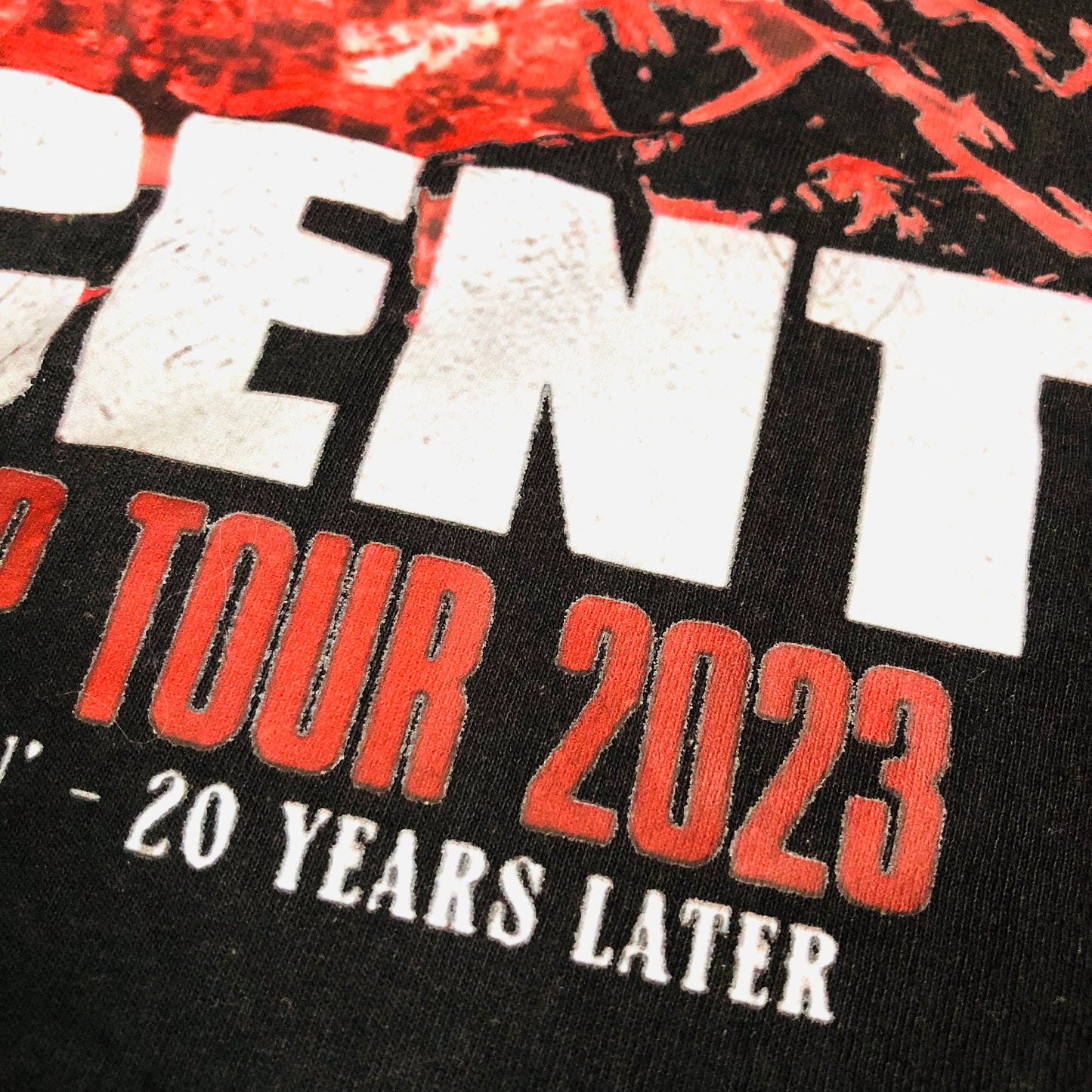50 Cent T-Shirt Ladies Black The Final Lap Tour 2023 Size Large NEW