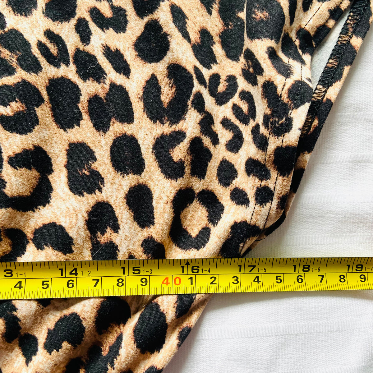 New Look | Leopard Print | Black & Brown | Short Sleeve Wrap Front Jumpsuit | Size 10