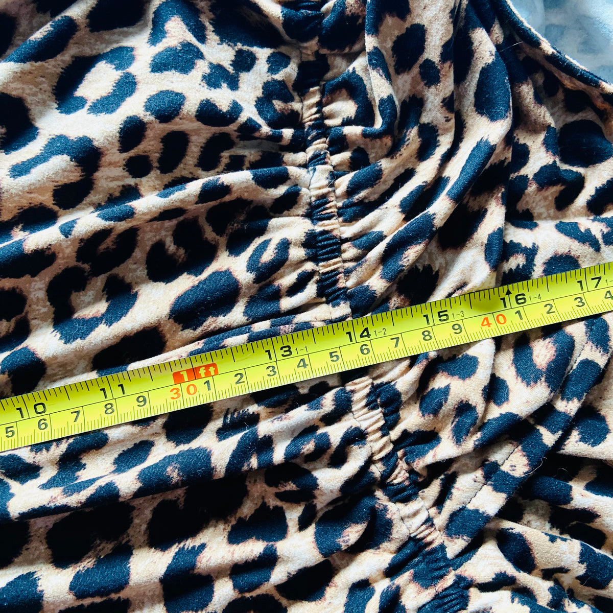 New Look | Leopard Print | Black & Brown | Short Sleeve Wrap Front Jumpsuit | Size 10