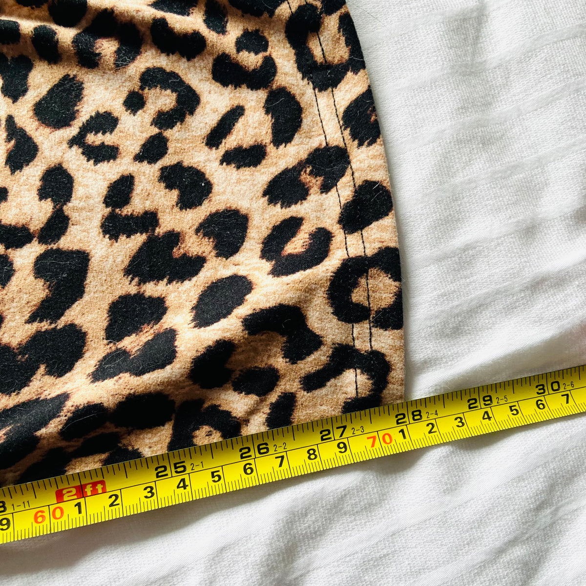 New Look | Leopard Print | Black & Brown | Short Sleeve Wrap Front Jumpsuit | Size 10
