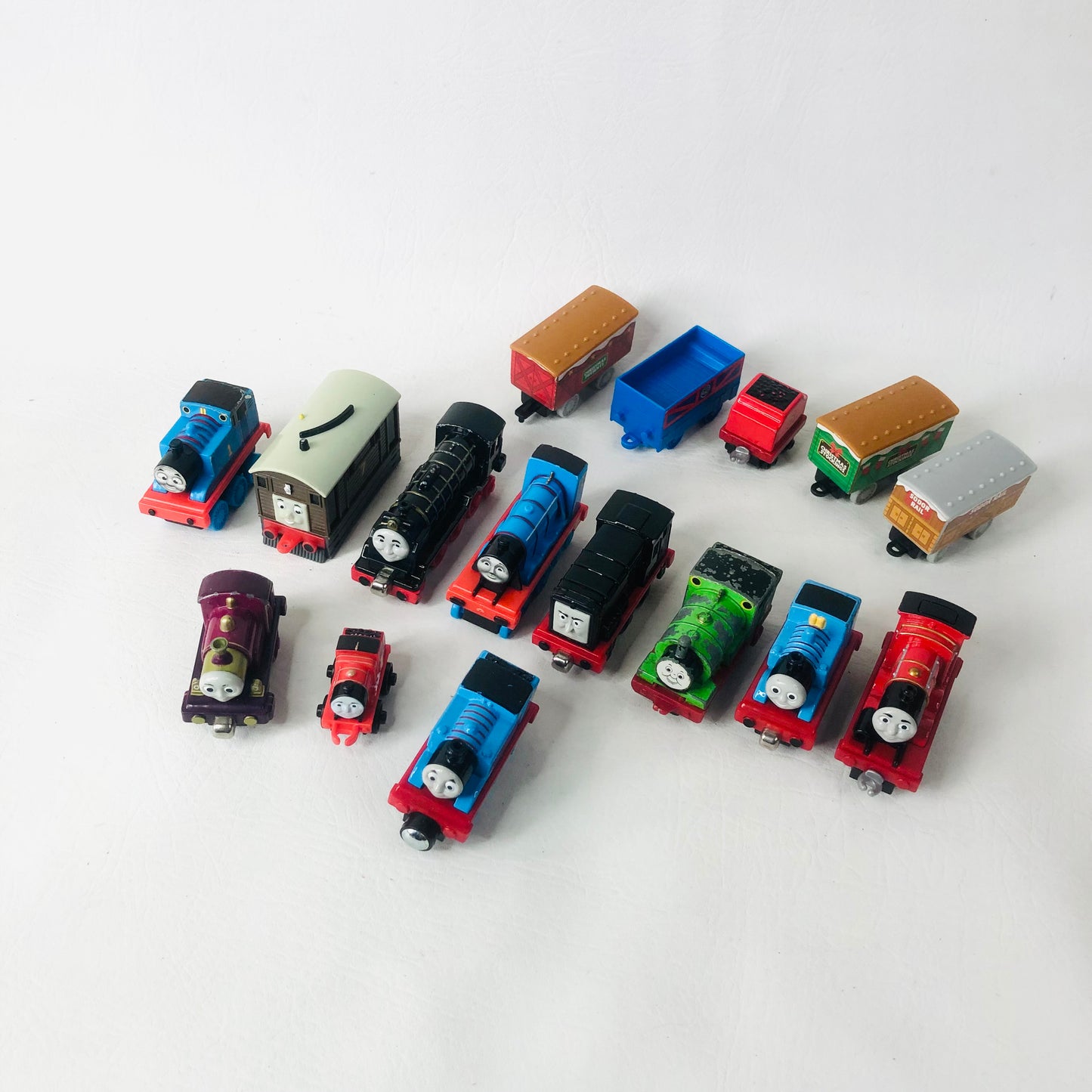 16x Thomas The Tank & Friends Die-Cast Train Bundle - Vintage 2000s Take Along / Take-n-Play