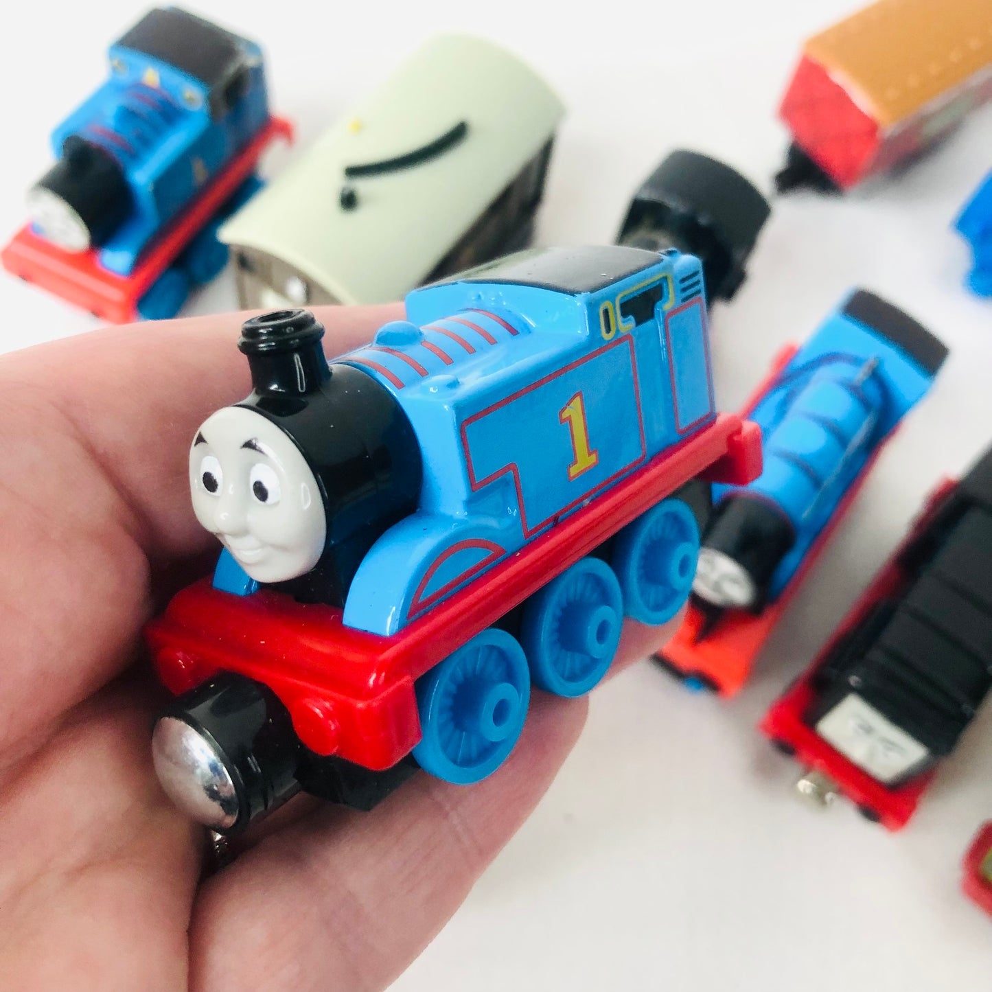 16x Thomas The Tank & Friends Die-Cast Train Bundle - Vintage 2000s Take Along / Take-n-Play