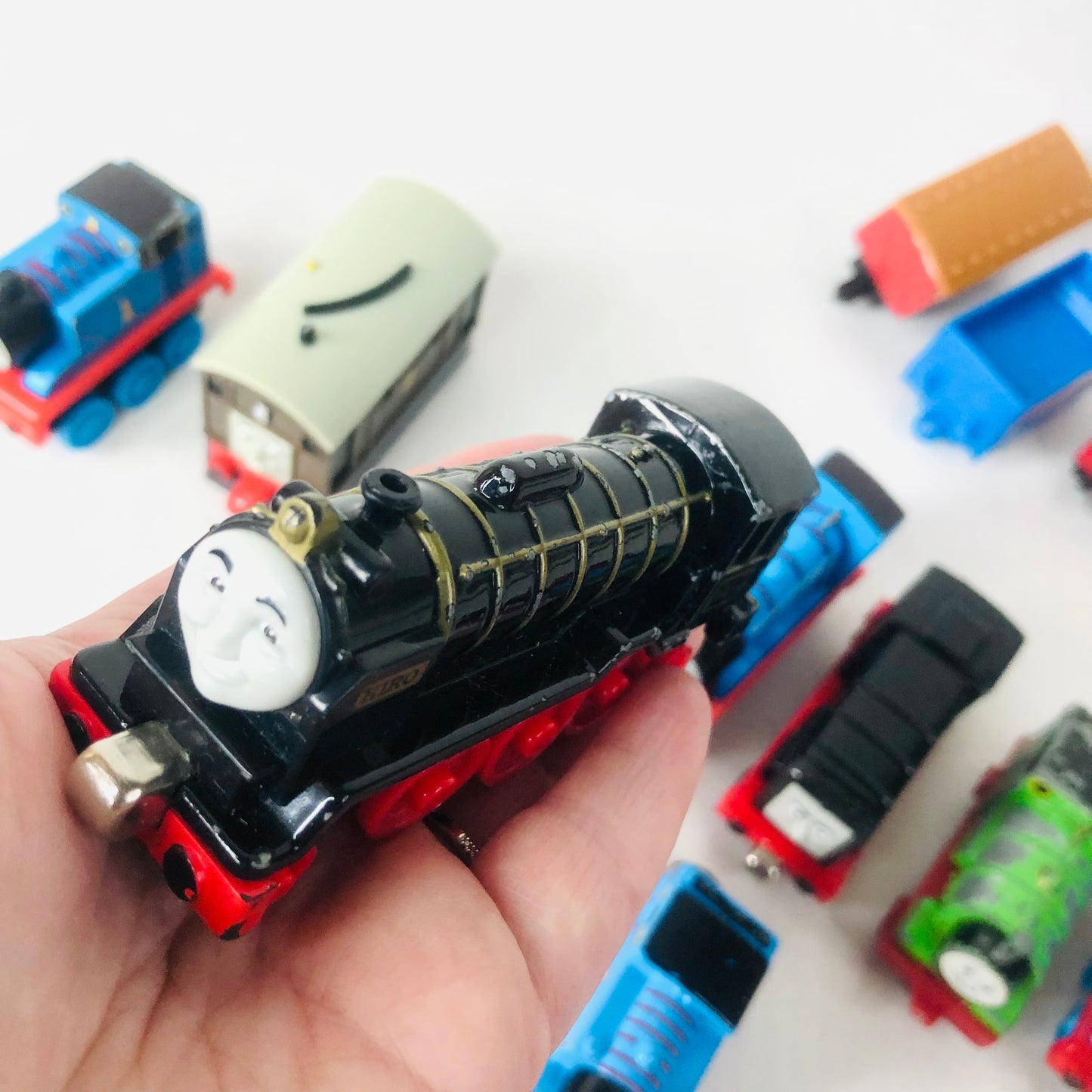 16x Thomas The Tank & Friends Die-Cast Train Bundle - Vintage 2000s Take Along / Take-n-Play