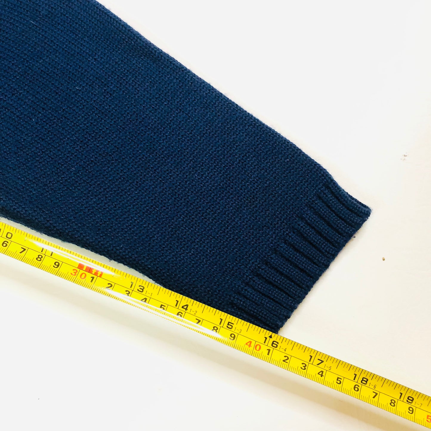 Replay Merino Wool Blend Navy Blue 1/4 Zip Knit Jumper – Size XXL