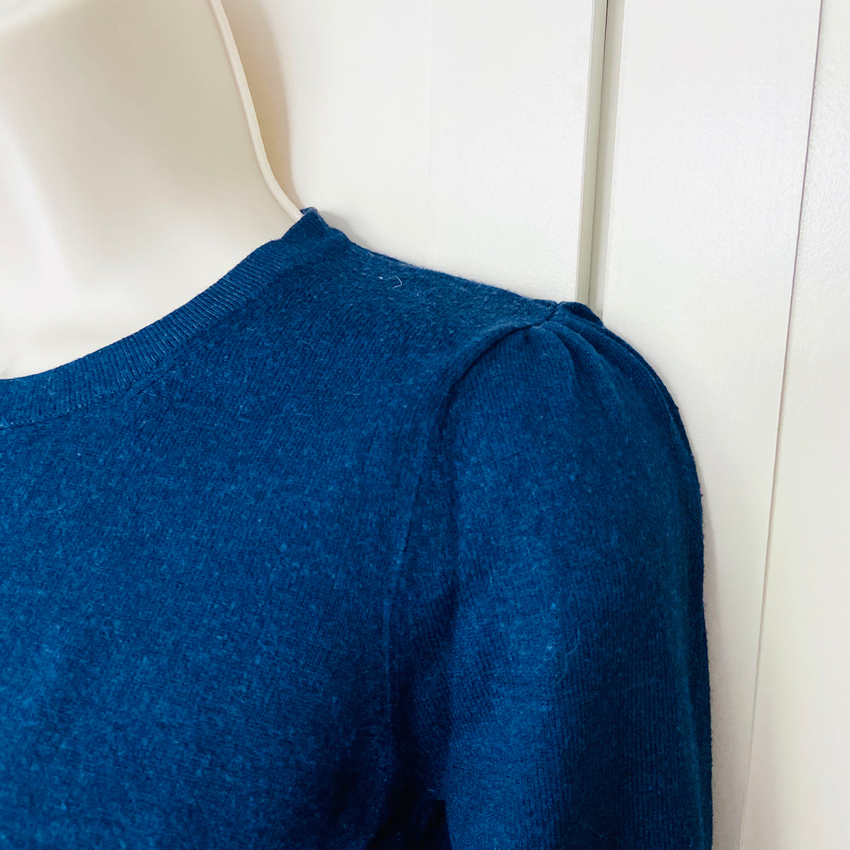 M&S (Marks & Spencer) | Ink Blue | Fine Knit Classic Button Down Cardigan | Size 8