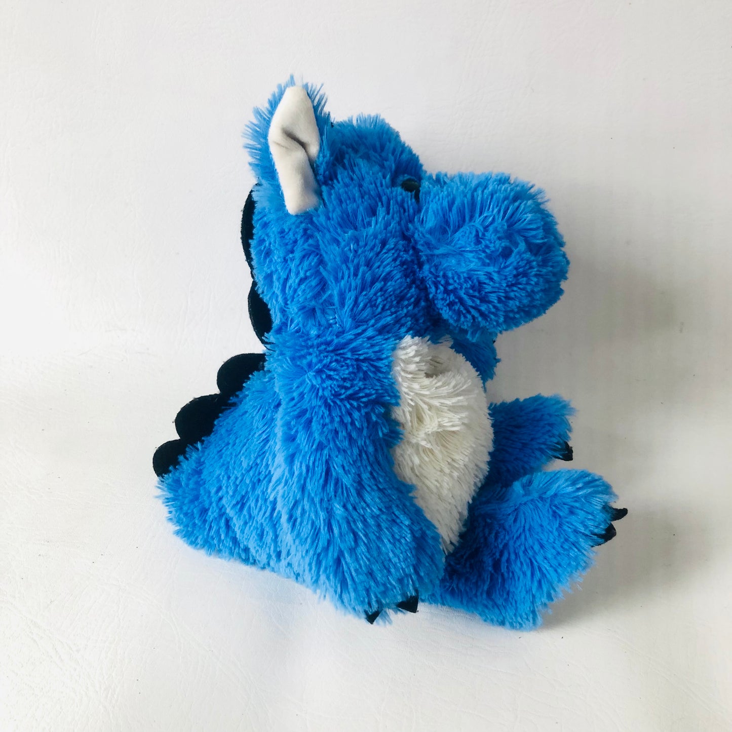 Warmies Junior Blue Microwaveable Dragon Plush Soft Toy Weighted VGC 13”