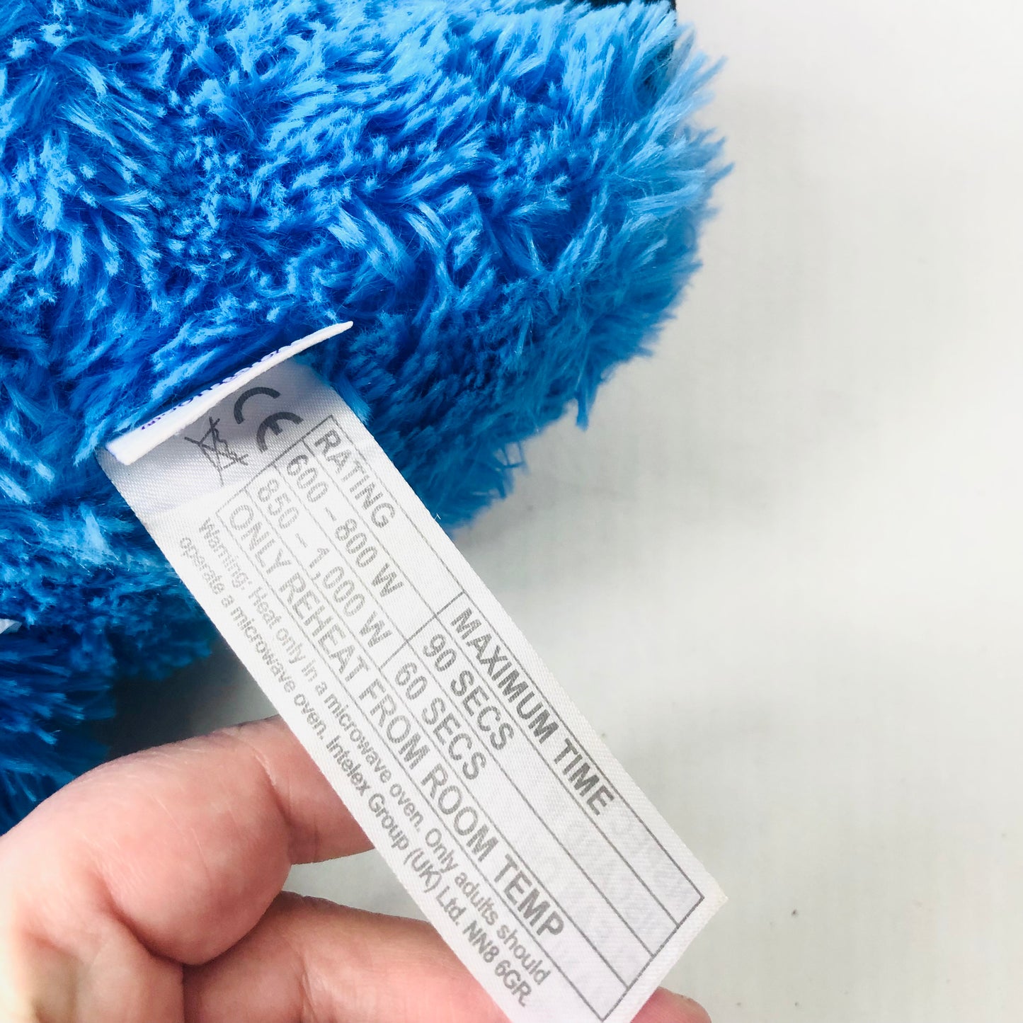Warmies Junior Blue Microwaveable Dragon Plush Soft Toy Weighted VGC 13”