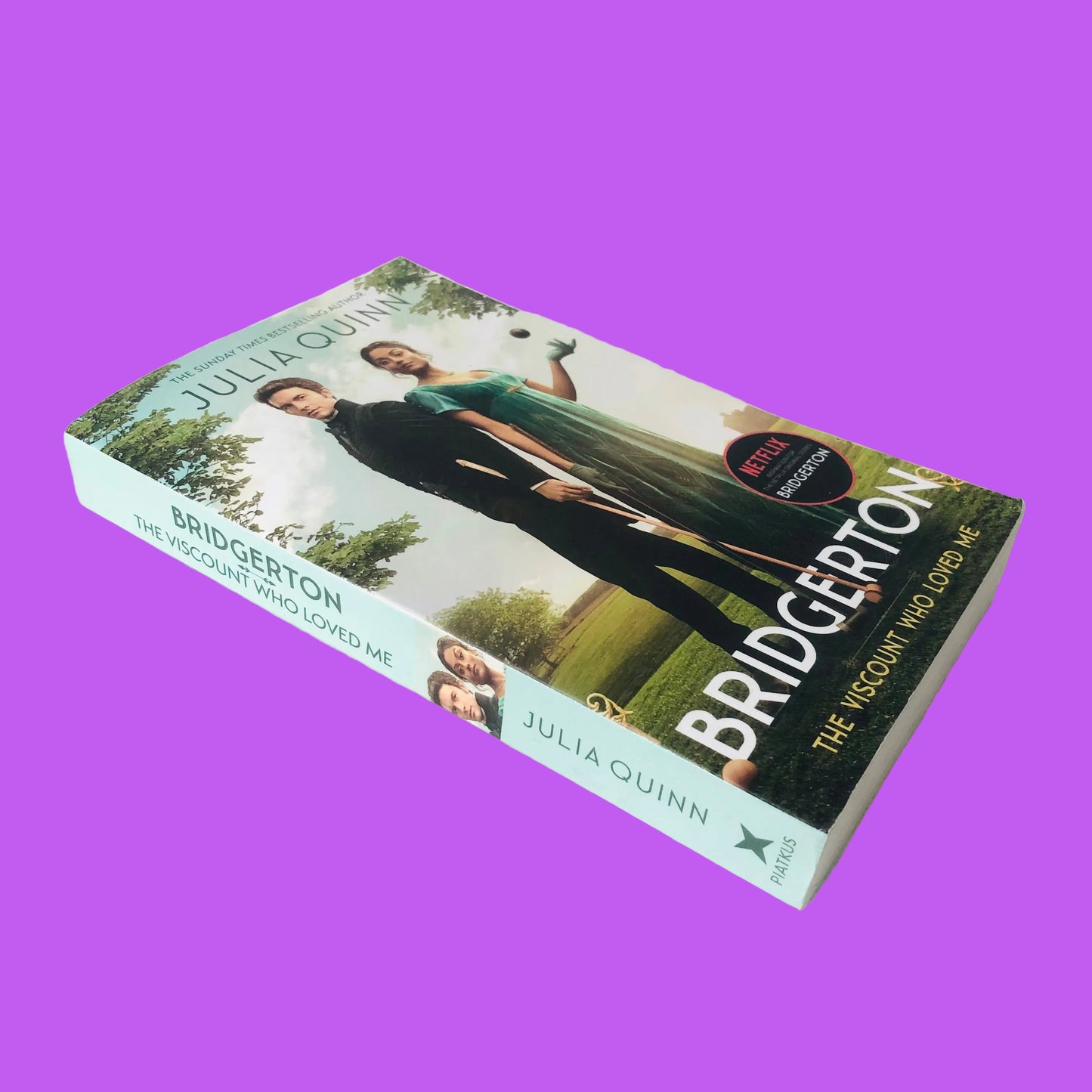 Bridgerton: The Viscount Who Loved Me (Bridgertons Book 2) Julia Quinn Paperback Netflix Tie-in
