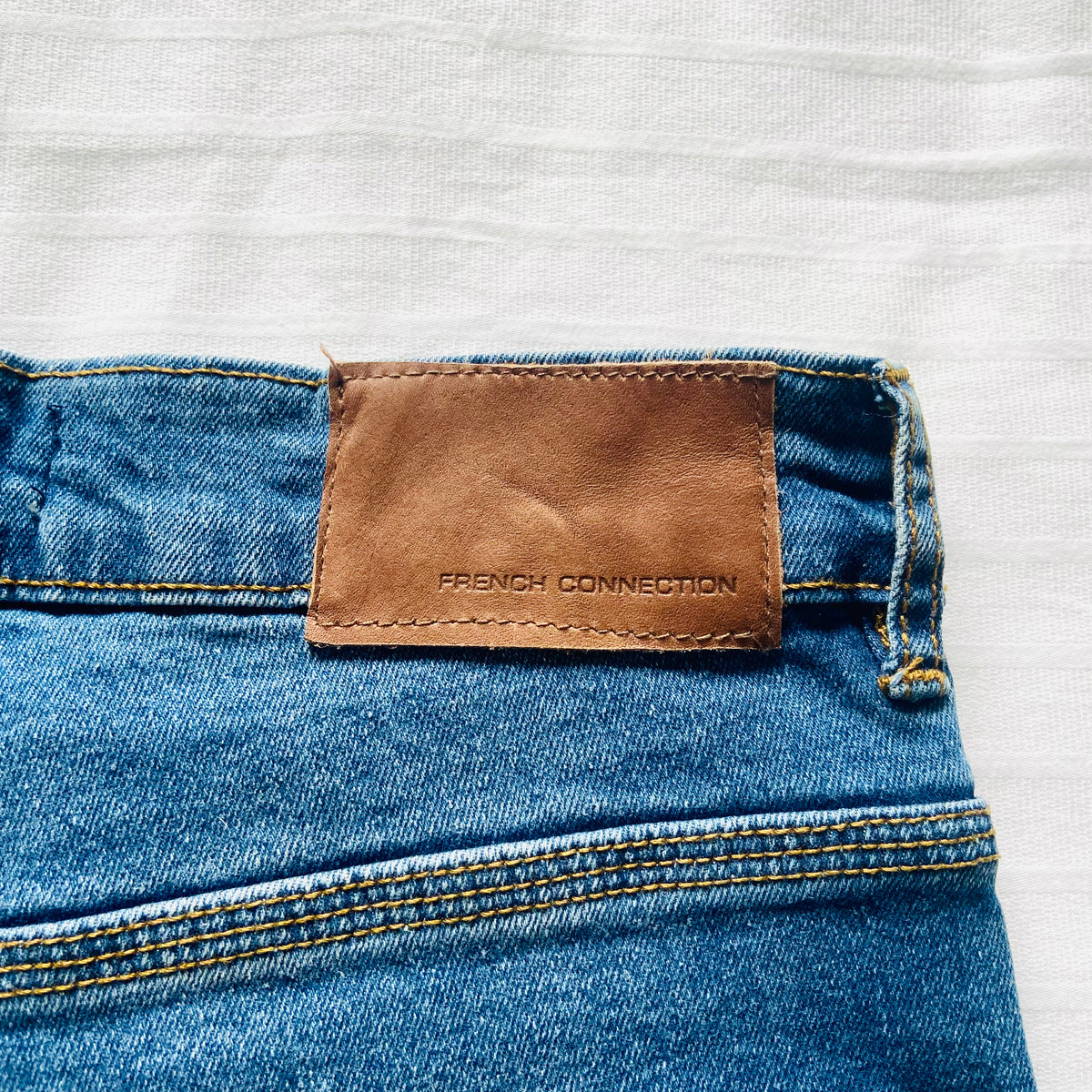 French Connection | Skinny Jeans Button Fly Slim Fit | Size 30W UK 10 | Minimalist Y2K