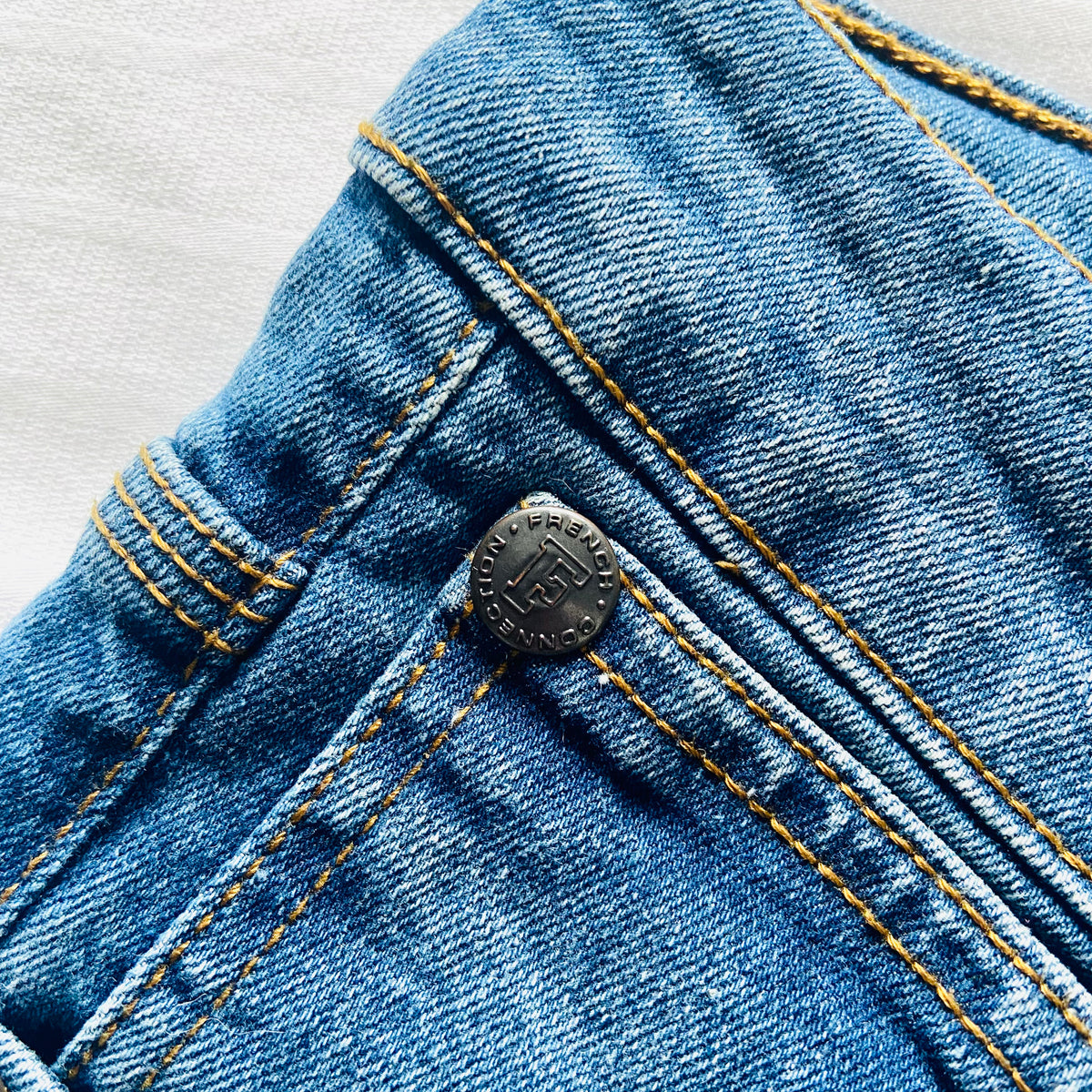 French Connection | Skinny Jeans Button Fly Slim Fit | Size 30W UK 10 | Minimalist Y2K