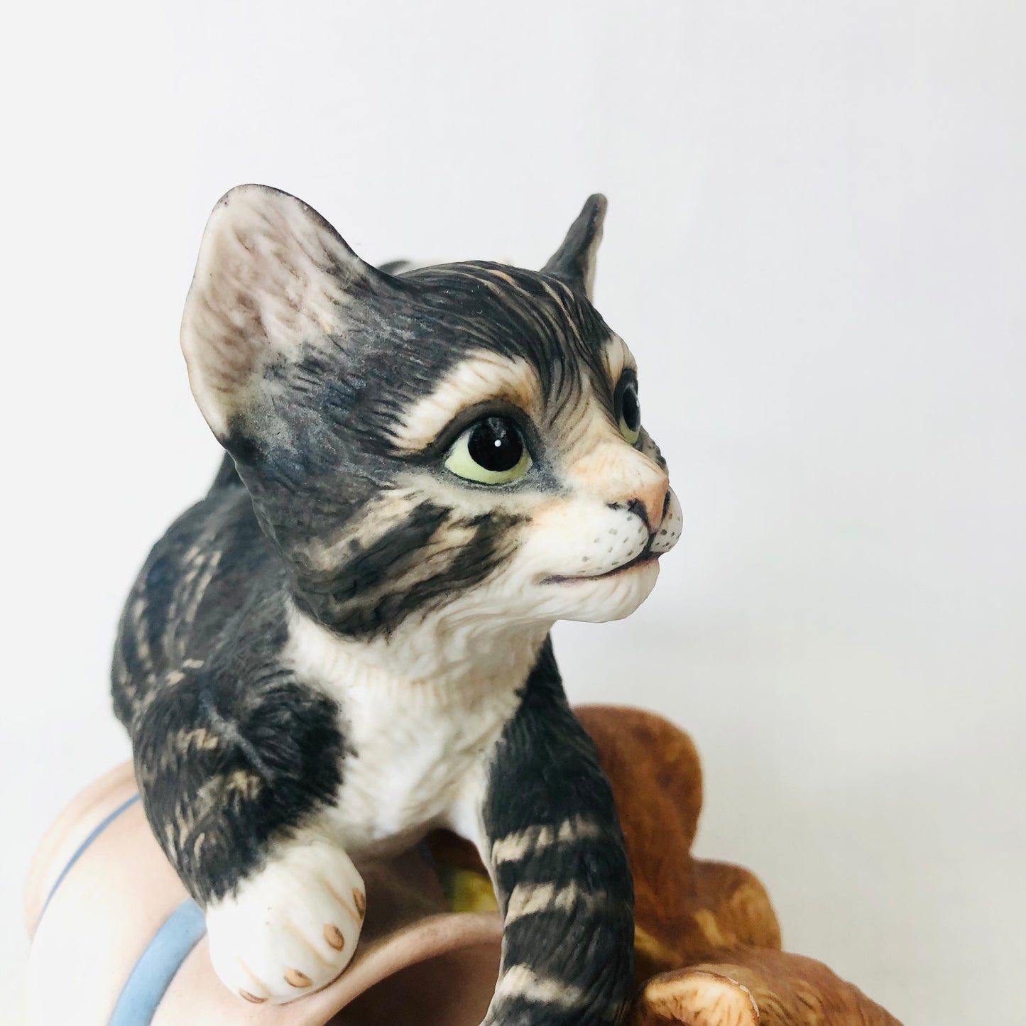 Franklin Mint "Mischief" Kittens Cats Spilled Milk Jug by Gail Ferretti 1986 Ornament