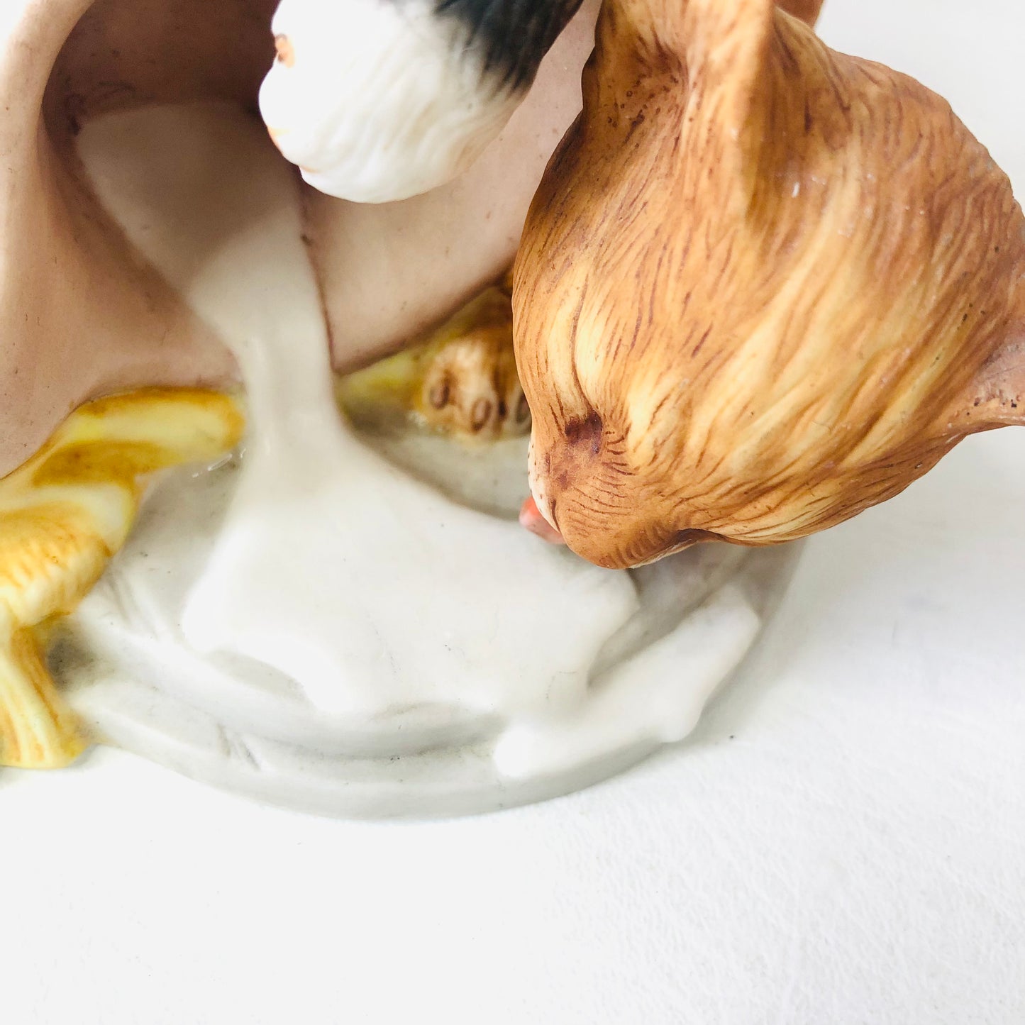 Franklin Mint "Mischief" Kittens Cats Spilled Milk Jug by Gail Ferretti 1986 Ornament