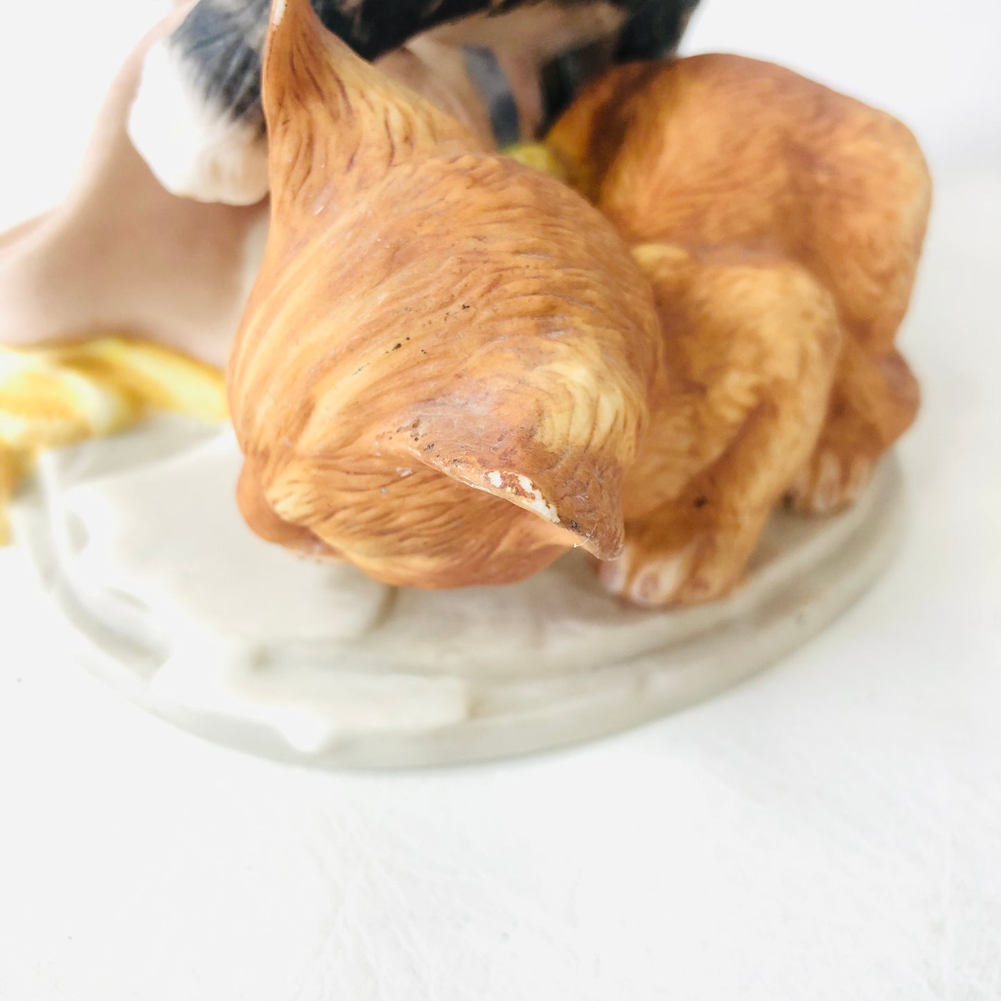Franklin Mint "Mischief" Kittens Cats Spilled Milk Jug by Gail Ferretti 1986 Ornament