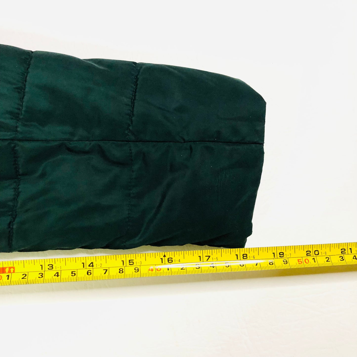 Next Ladies Dark Green Padded Winter Coat With Concealed Hood Size 10