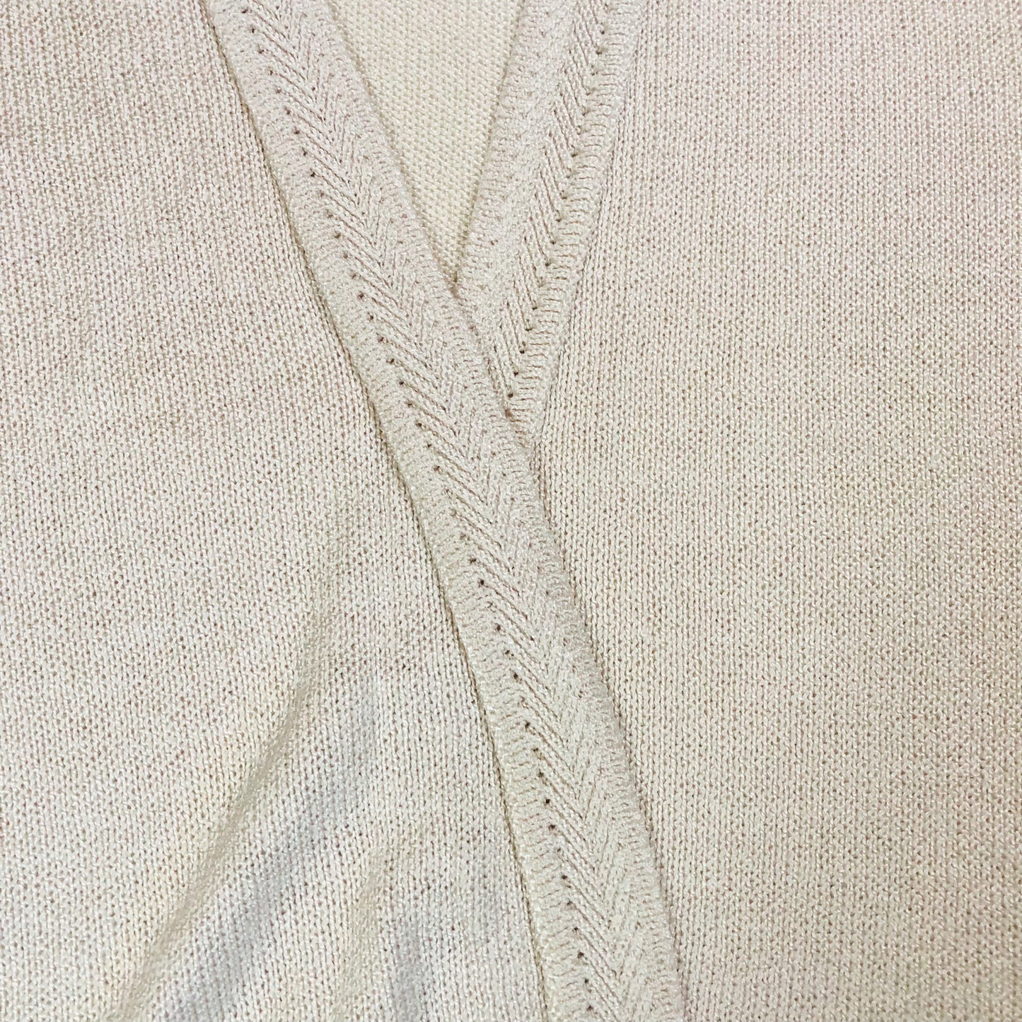 St Michaels by Marks & Spencer Vintage Cream Knit Cardigan Gold Buttons Size 16