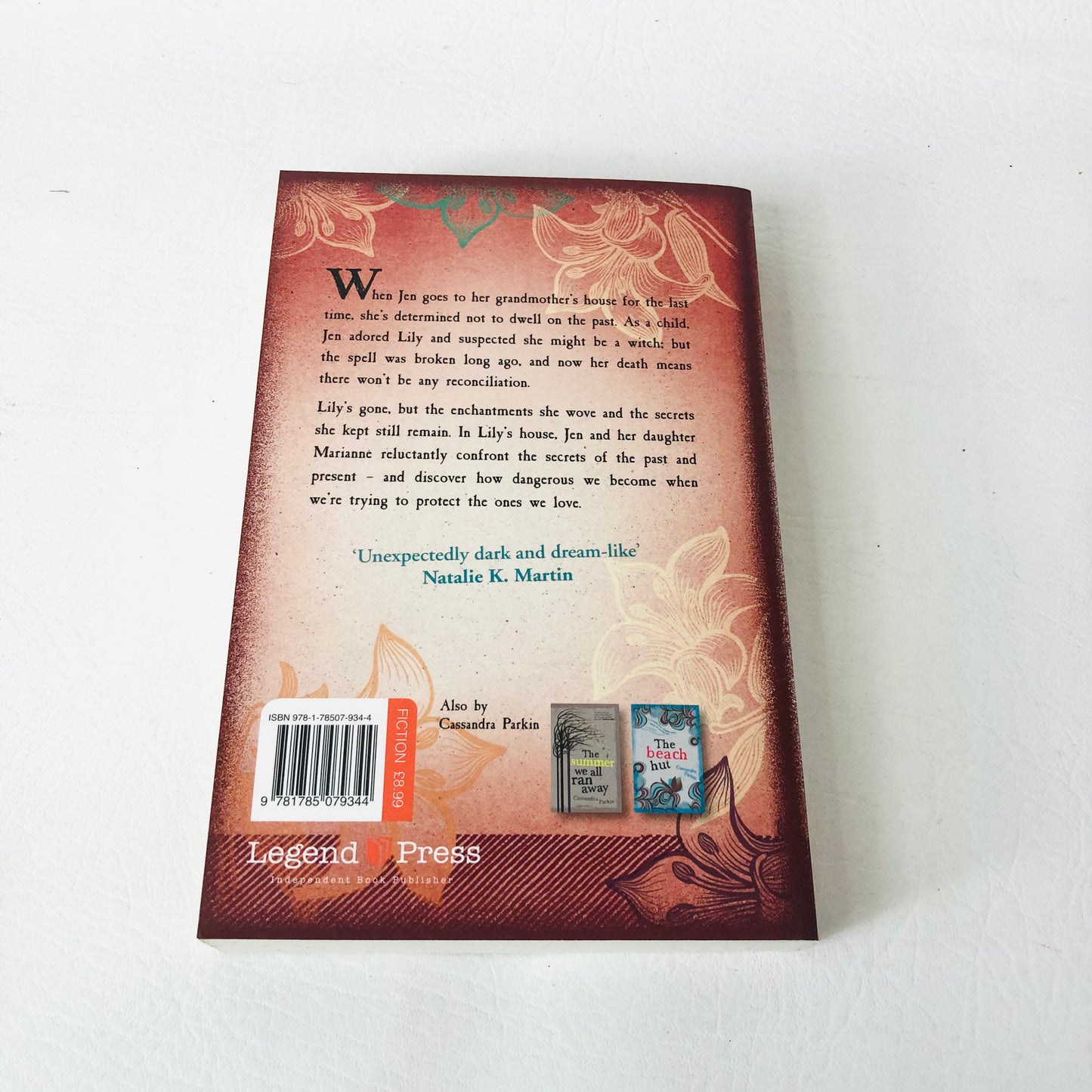 2x Cassandra Parkin Books Paperback Lily’s House & The Summer We Ran Away