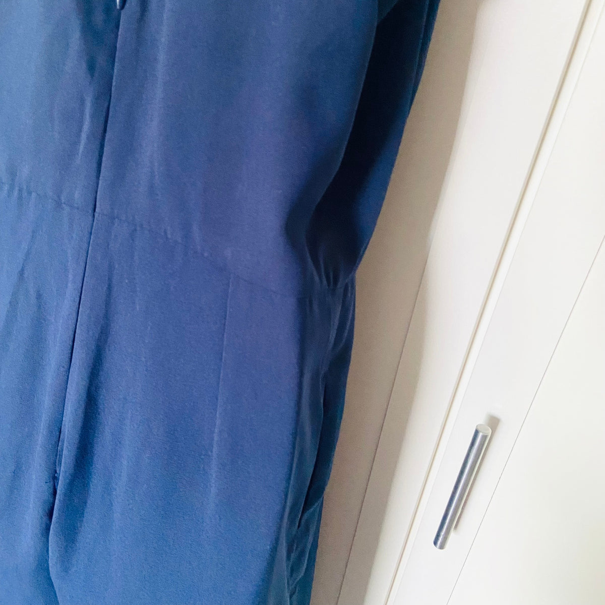 Roman | Navy Blue | Wide Leg Halterneck Back Detail Jumpsuit | Size 12 | 70s Revival