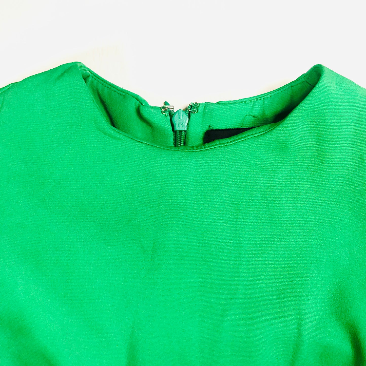 Topshop Emerald Green Wiggle Shift Pencil Knee Length Smart Dress Size UK 6