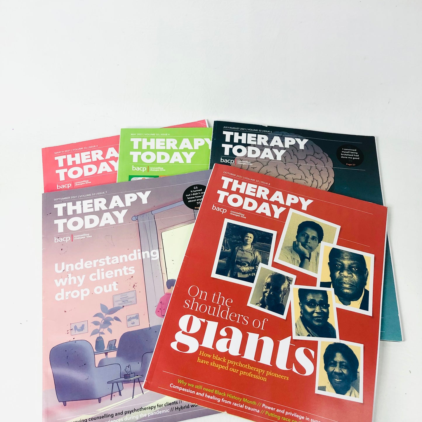 5x BACP Therapy Today Magazines 2021 Bundle – Counselling & Psychotherapy