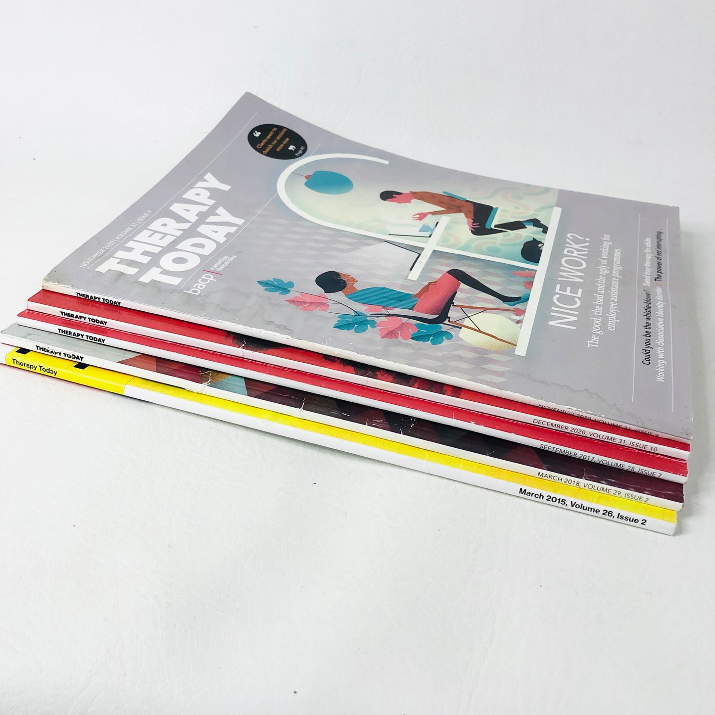 BACP Therapy Today Magazine Bundle x5 (2015-2020) Psychotherapy & Mental Health