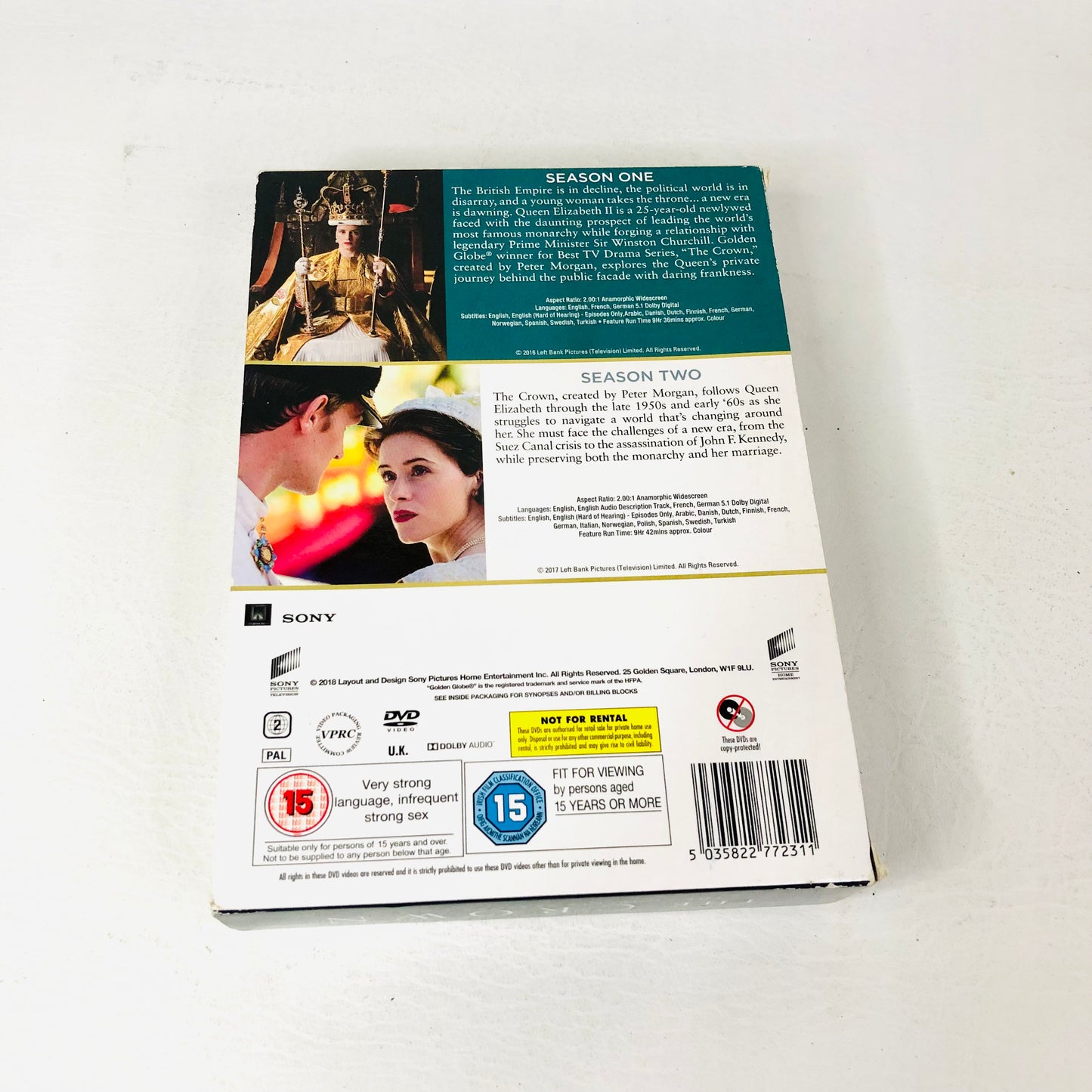 The Crown - Season 1 & 2 [DVD] [2018] - DVD  Claire Fox Matt Smith