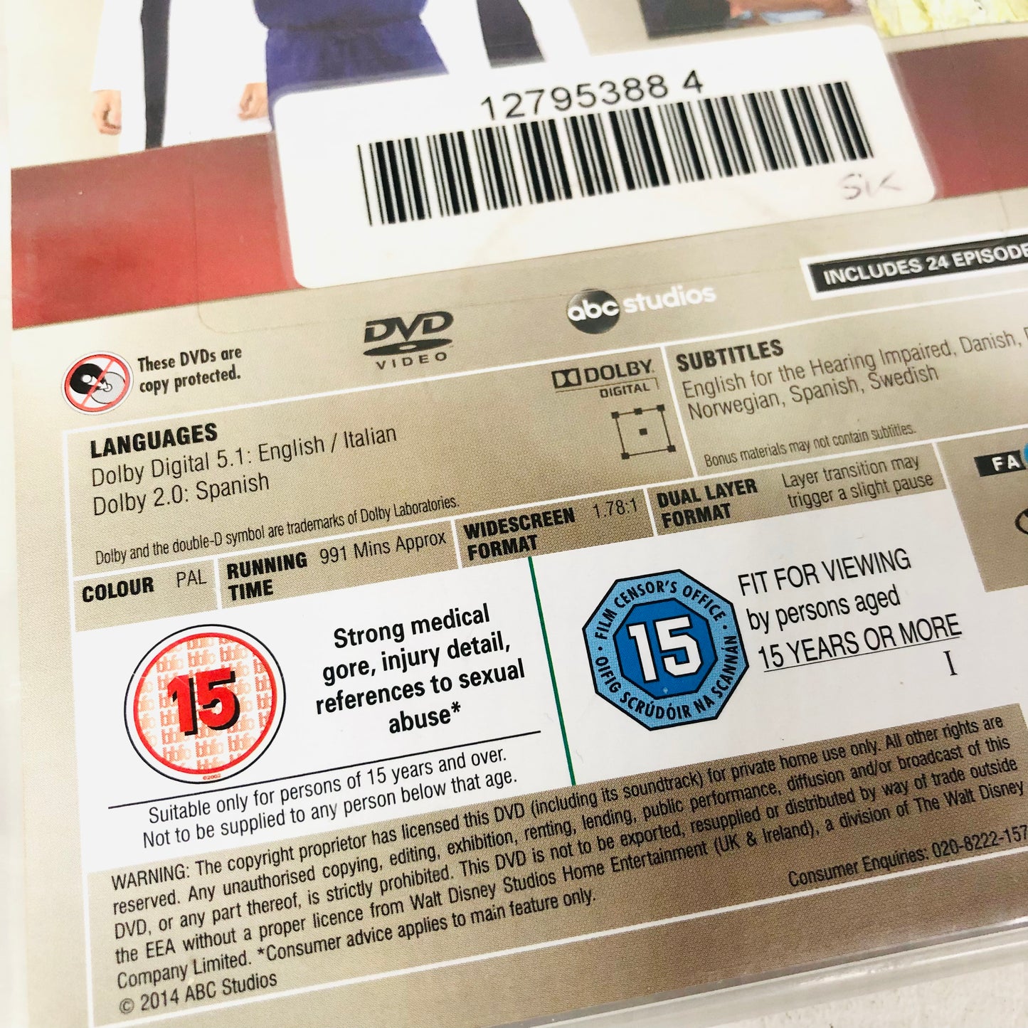Grey's Anatomy - The Complete Tenth Season - Region 2 DVD Boxset - Series 10 Ten