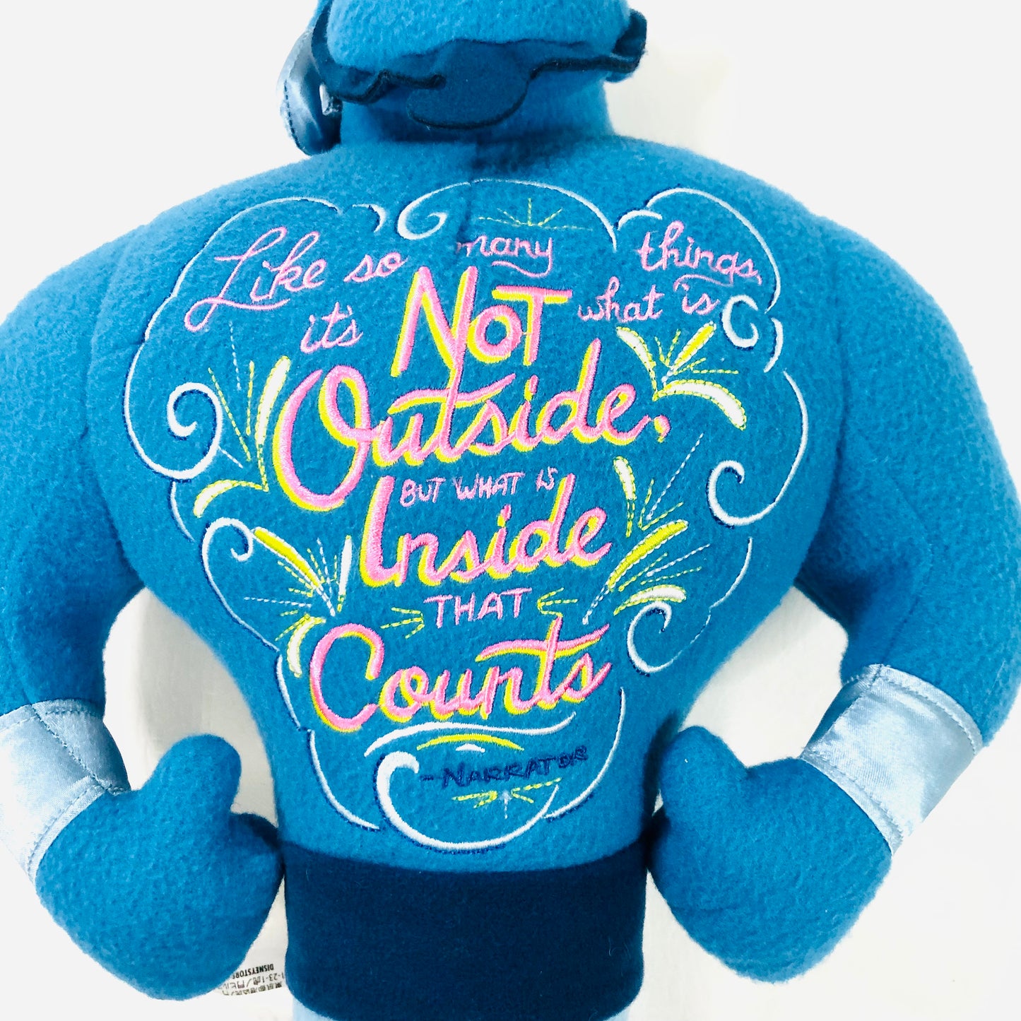 Disney Store 16” Aladdin Genie Blue Soft Toy Plush Wisdom Limited Edition 10 Of 12