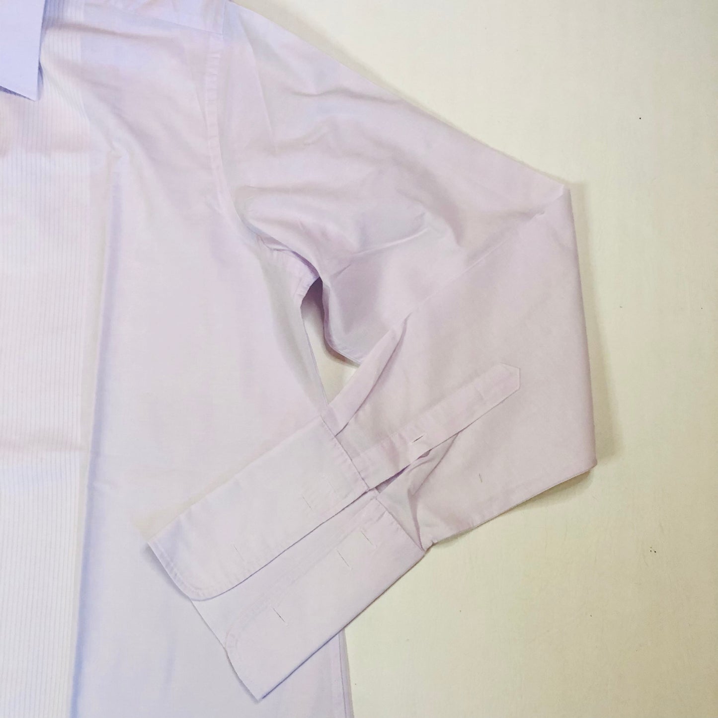 St Andrews White Polycotton Men’s Formal Long Sleeve Dress Shirt Size 17.5in