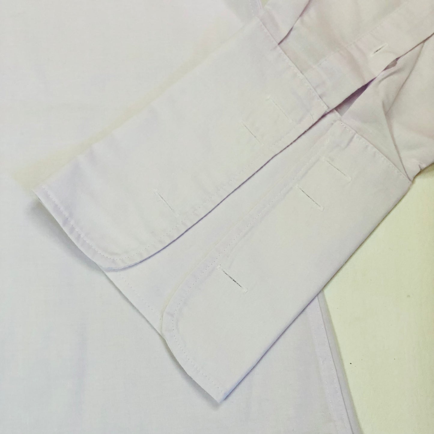 St Andrews White Polycotton Men’s Formal Long Sleeve Dress Shirt Size 17.5in