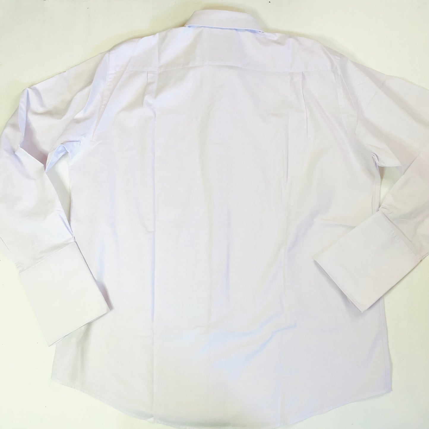 St Andrews White Polycotton Men’s Formal Long Sleeve Dress Shirt Size 17.5in