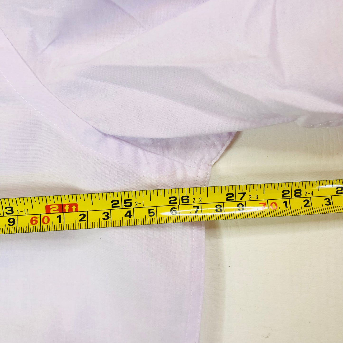 St Andrews White Polycotton Men’s Formal Long Sleeve Dress Shirt Size 17.5in