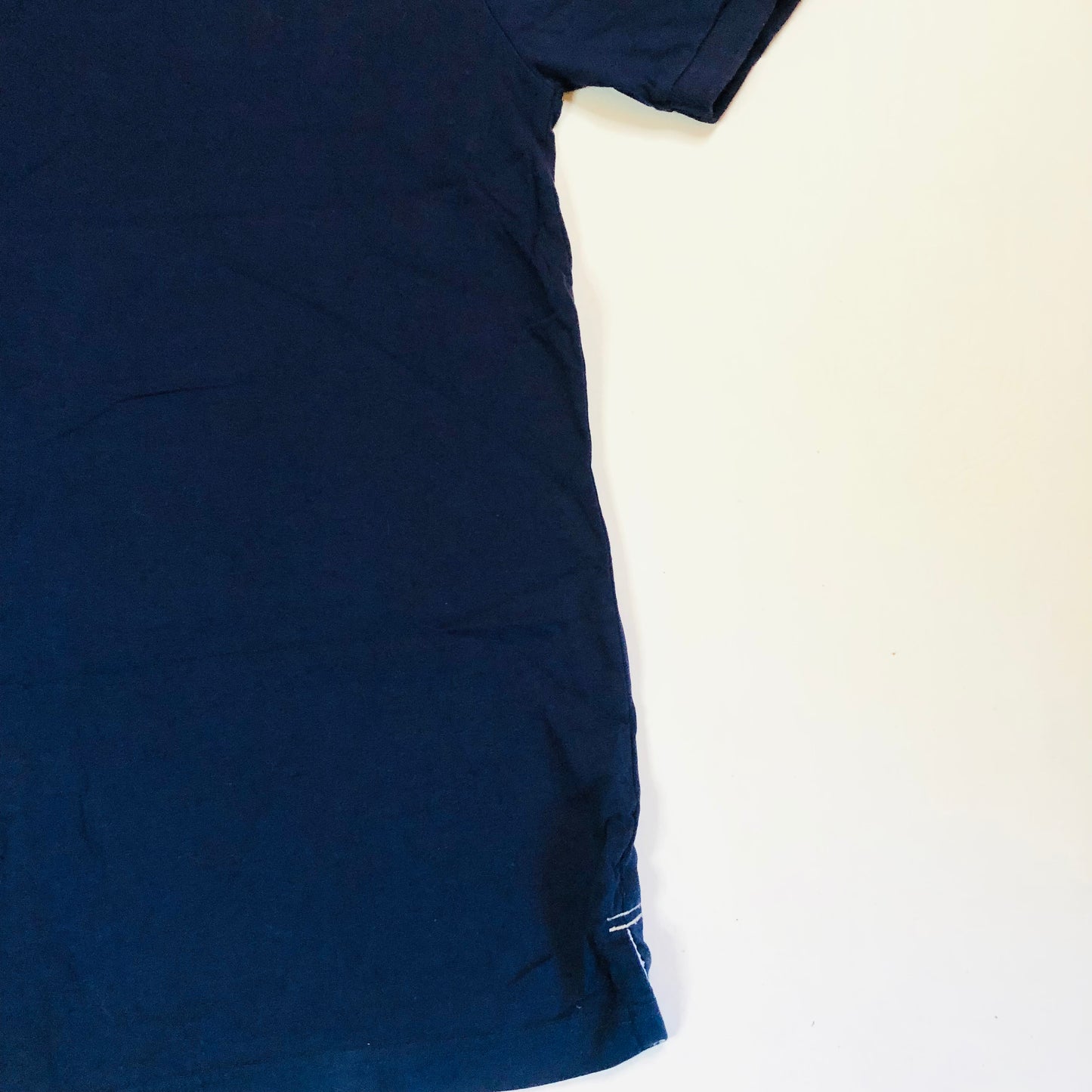 Slazenger Sportswear Men's Navy Blue V-Neck T-Shirt Size XXL 2XL Cotton