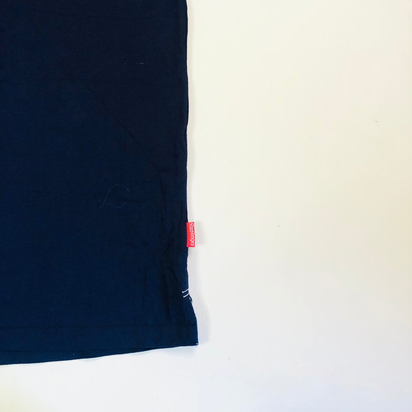 Slazenger Sportswear Men's Navy Blue V-Neck T-Shirt Size XXL 2XL Cotton