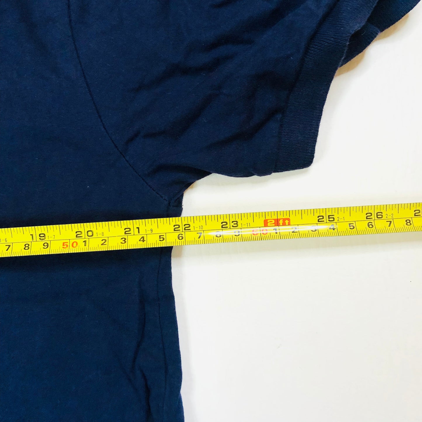 Slazenger Sportswear Men's Navy Blue V-Neck T-Shirt Size XXL 2XL Cotton