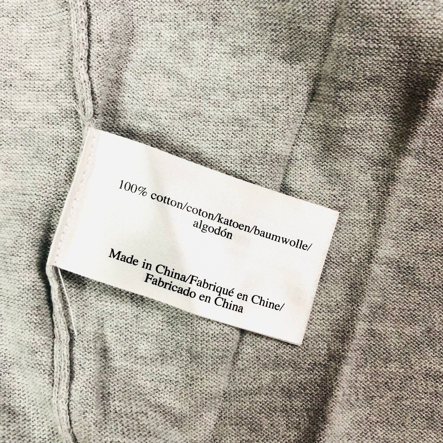 Laura Ashley Light Grey 100% Cotton Lightweight Open Cardigan Lace Trim Size 14