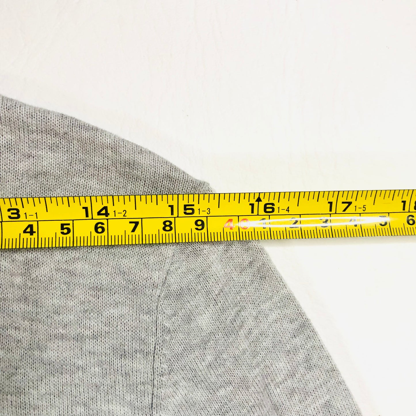 Laura Ashley Light Grey 100% Cotton Lightweight Open Cardigan Lace Trim Size 14